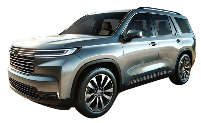 Window tint shade preview on an SUV